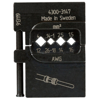 Pressmaster 4300-3147 Mobile Die Set Turned Pin Connectors 0.14-4. ..