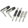 REAN NYS208 6.35mm 3 Pole R/angle Black Jack Plug
