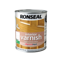Ronseal 36858 Interior Varnish Quick Dry Matt White Ash 250ml
