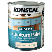 Ronseal 37564 Chalky Furniture Paint Dove Grey 750ml