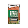 Ronseal 37653 Shed & Fence Preserver Black 5 litre