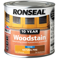 Ronseal 38666 10 Year Woodstain Natural Pine 250ml