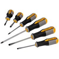 Roughneck 22-198 Screwdriver Set,  6 Piece SL/PZ