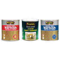 Rustins AVGC1000 Quick Dry Varnish Gloss Clear 1 Litre