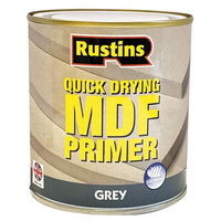 Rustins MDGP250 Quick Drying MDF Primer Grey 250ml