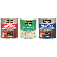 Rustins POSC250 Polyurethane Varnish Satin Clear 250ml