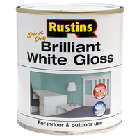 Rustins WHIGW250 Quick Dry Brilliant White Gloss 250ml