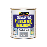 Rustins WHPU1000 Quick Dry Primer & Undercoat White 1 Litre