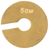 RVFM - Brass Plated Slotted Masses - 1 x 20g