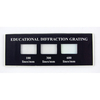 RVFM - Diffraction Gratings Slide - 100,  300 & 600 Lines