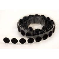RVFM 87-2004A Black Hook Dots 12mm Dia. Pack Of 100