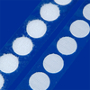 RVFM 87-2006 White Loop Dots 12mm Dia. Pack Of 100