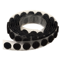 RVFM 87-2008 Black Loop Dots 12mm Dia. Pack Of 100