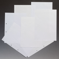 RVFM 8x6.5in Paper Ruled 8mm 75gsm Punched Box of 500
