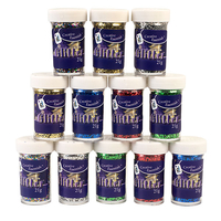 RVFM Assorted Glitter Pack 12 Jars of 21g