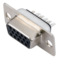 RVFM DS1035-15 FBNSISS 15 Way High Density Solder Lug D Connector. ..