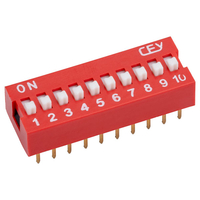 RVFM DS1040-10 RN DIL Switch 10-way 20-pin