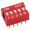 RVFM DS1040-5 RN DIL Switch 5-way 10-pin