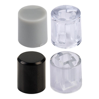 RVFM KB-R01AC-PA-G Knob for PCB Switch 8.4mm x 9mm Grey