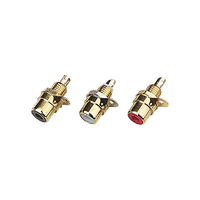 RVFM White Gold Plated Phono Socket