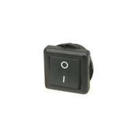 SCI R13-136A BLACK Rocker Switch SPST On-off Panel Mount 10A 125VA...