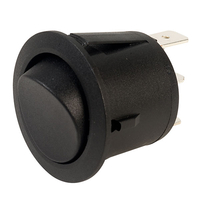 SCI R13-223D BLACK Rocker Switch 3P SPDT On-off-on Panel Mount Rou...