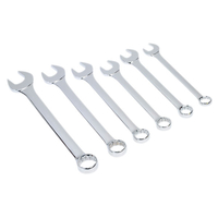 Sealey AK6324 Combination Spanner Set 6pc Super Jumbo Metric