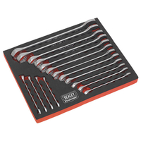 Sealey AK63255 Combination Spanner Set 16pc Metric