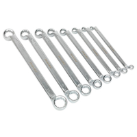 Sealey AK6327 Offset Double End Ring Spanner Set 8pc Metric