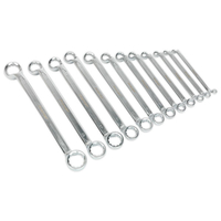 Sealey AK6328 Offset Double End Ring Spanner Set 12pc Metric