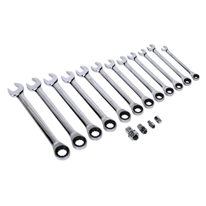 Sealey AK63912 Combination Ratchet Spanner Set 16pc Metric