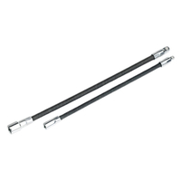 Sealey AK7342 Flexible Extension Adaptor Set 2pc 1/4" x 254mm and. ..