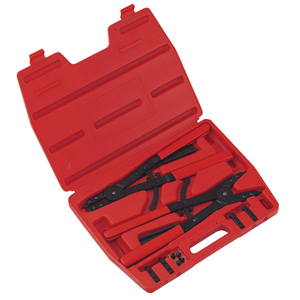 Sealey AK8501 Circlip Pliers Set Internal/external 400mm Heavy-duty