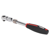 Sealey AK8983 Ratchet Wrench 3/8"Sq Drive Flexi-Head Extendable Pl...