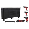 Sealey AP6310BE20V Mobile Tool Cabinet 1600mm with 20V Tool Kit &. ..