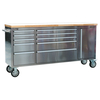 Sealey AP7210SS Mobile Stainless Steel Tool Cabinet 10 Drawer & Cu...