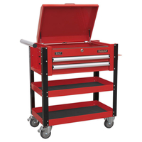 Sealey AP760MHV Heavy-Duty Mobile Tool & Parts Trolley 2 Drawers L...