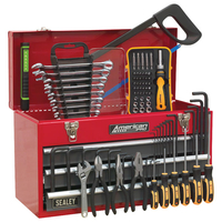 Sealey AP9243BBCOMBO Portable Tool Chest 3 Drawer - BB Runners + 9...