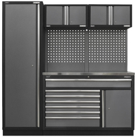 Sealey APMSSTACK10SS Superline Pro 1.96m Storage System Stainless. ..