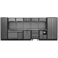 Sealey APMSSTACK15SS Modular Storage System Combo - Stainless Stee...