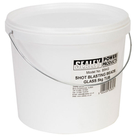 Sealey B5KG Shot Blasting Beads Glass 5kg Tub