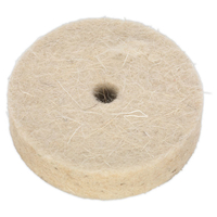 Sealey BG1010WPW50 Wool Polishing Wheel Ø50 x 13mm 6mm Bore
