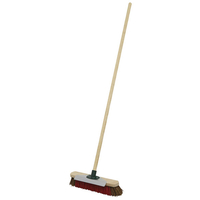 Sealey BM16SC Heavy-Duty Broom with Scraper 16"(405mm) Stiff/Hard. ..