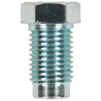 Sealey BN3824SM Brake Pipe Nut 3/8"UNF x 24tpi Short Male Pack of 25