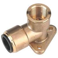 Sealey CAS15BWE 15mm x 1/2"bsp Brass Wingback Elbow