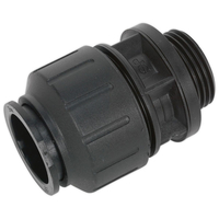 Sealey CAS28SA 28mm Straight Adaptor 1"BSP Pack Of 2