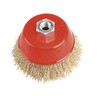 Sealey CBC75 Brassed Steel Cup Brush 75mm M10