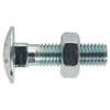 Sealey CBN1040 Coach Bolt & Nut M10 x 40mm Zinc DIN 603 Pack of 50