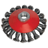 Sealey CWB115 Conical Wire Brush Ø115mm M14 x 2mm
