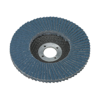 Sealey FD10040 Flap Disc Zirconium Ø100mm 16mm Bore 40grit